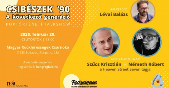 Lévai Balázs vendége februárban a Heaven Street Seven Lévai Balázs vendége februárban a Heaven Street Seven -