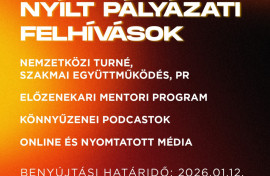 Elérhetők az NKA Hangfoglaló új, nyílt pályázati felhívásai - 